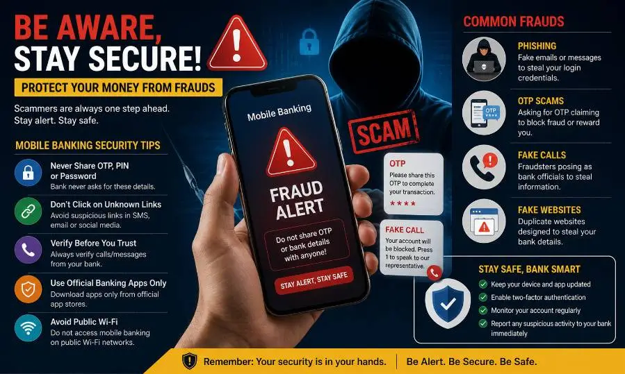Mobile banking fraud and scam awareness