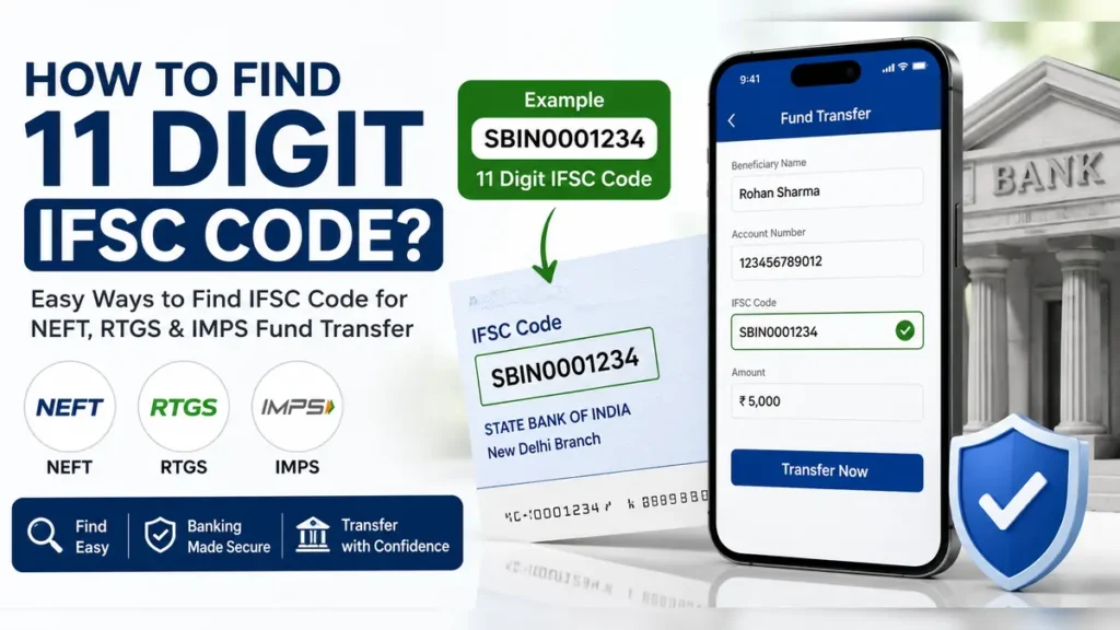 How to Find an 11-Digit IFSC Code