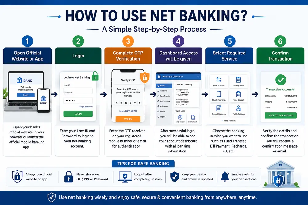 How to Use Net Banking?