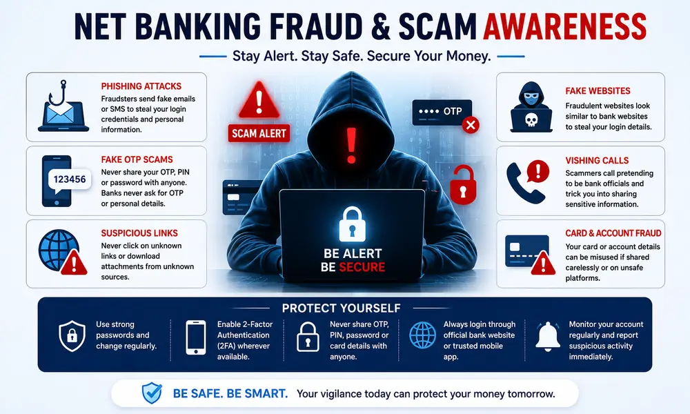 Net banking fraud and scam awareness