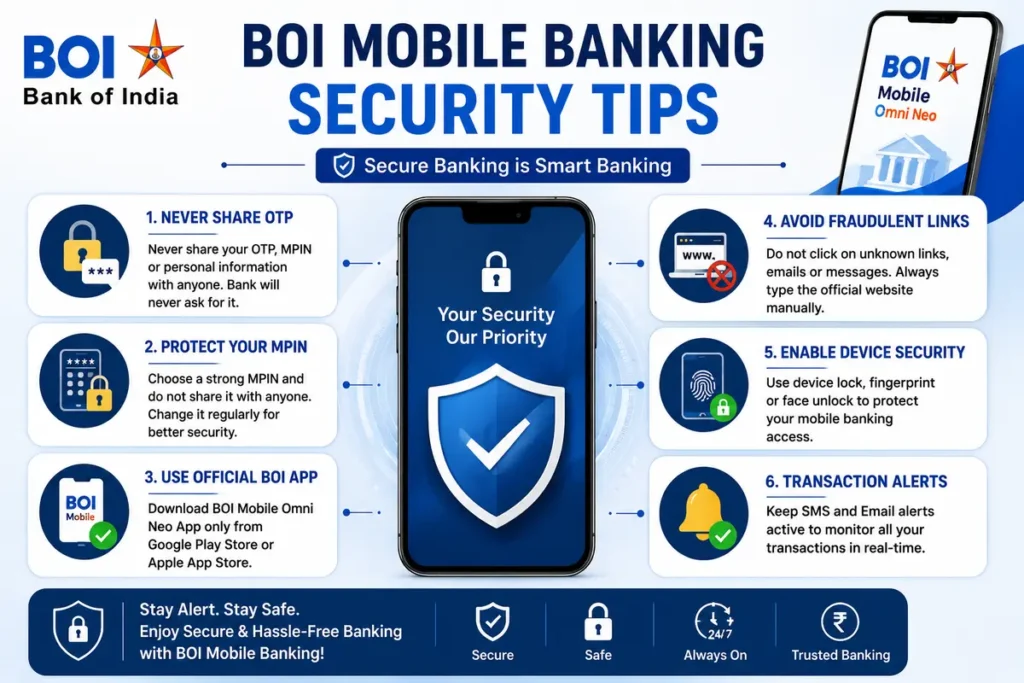 BOI Mobile Banking Security Tips