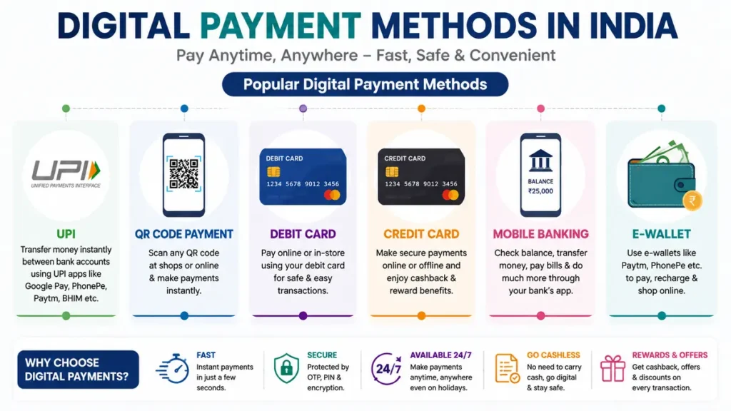 How Do Digital Payments Make Life Easier? 12 Powerful Benefits digital payment methods in india