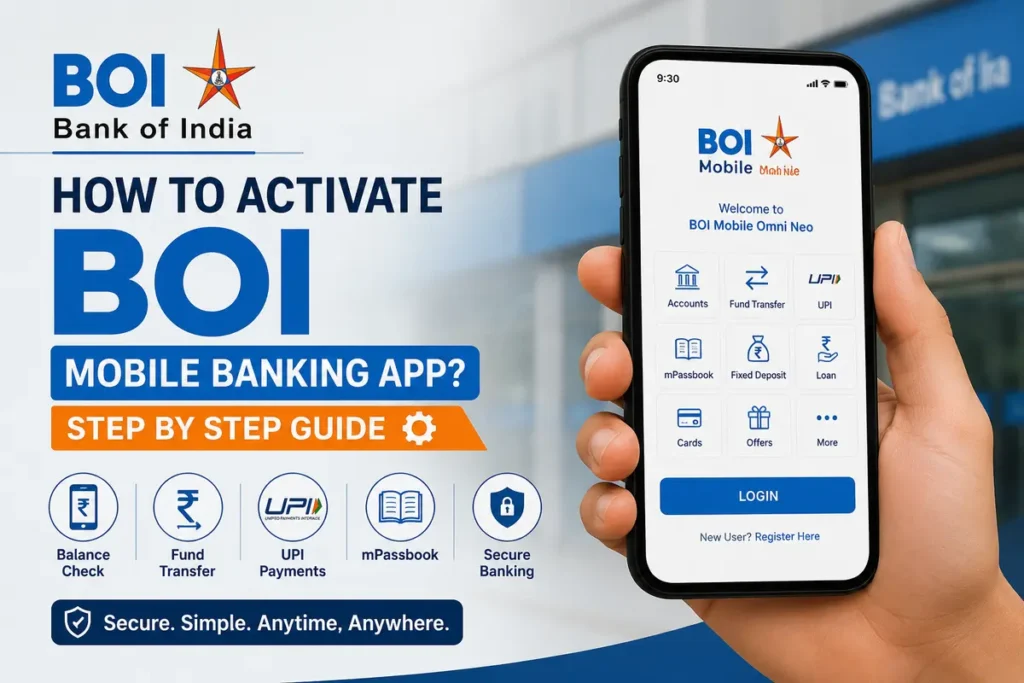 How to activate BOI mobile banking app step by step guide