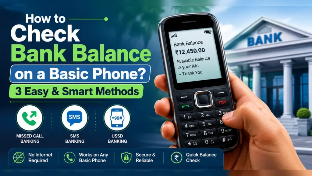 How to Check Bank Balance on a Basic Phone