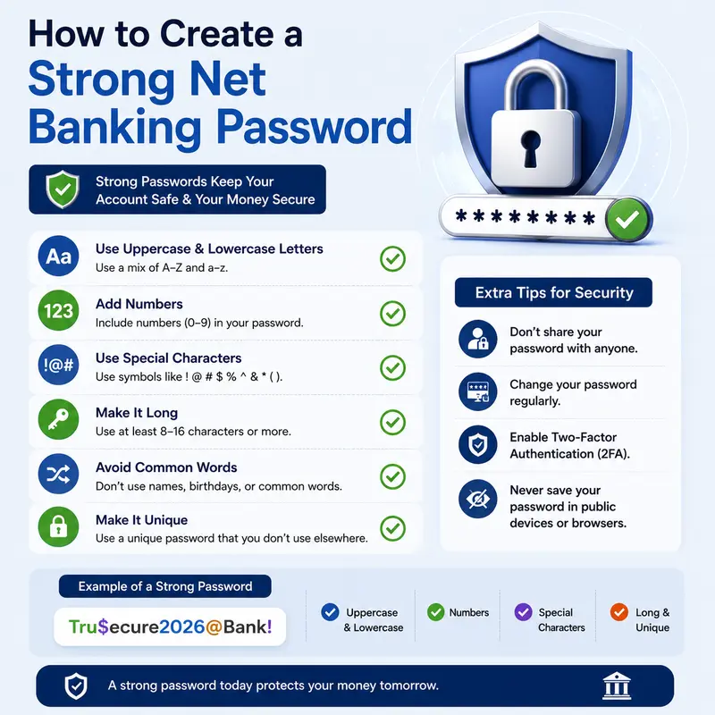 What is a Net Banking Password? 7 Powerful Facts Tips to create a strong net banking password