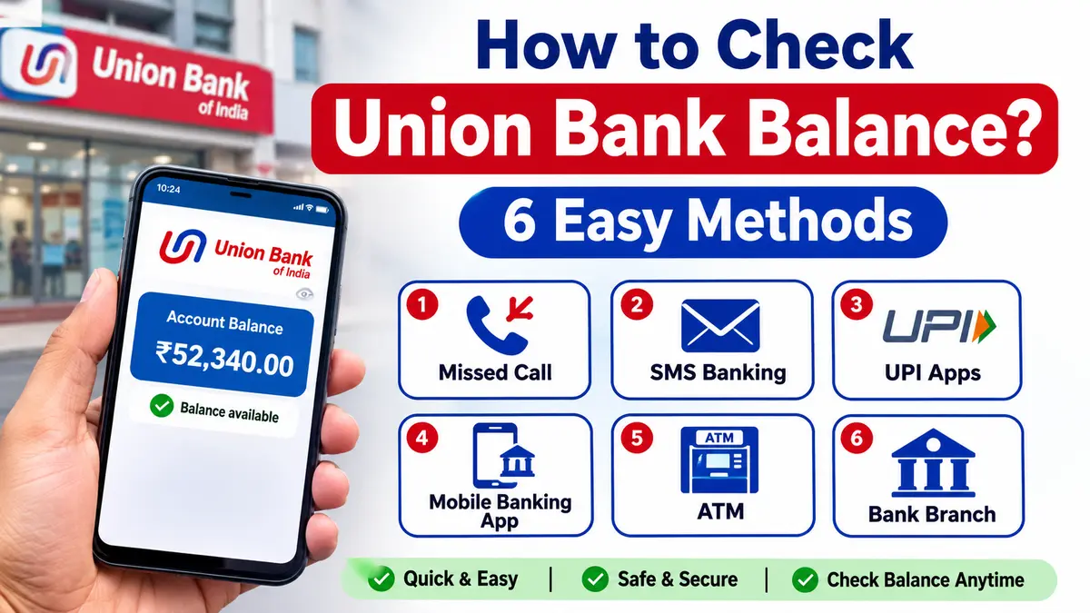 How can I check my Union Bank balance